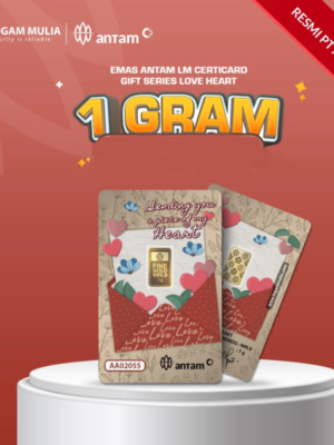 Emas Batangan Gift Series Love Heart – 1 gram